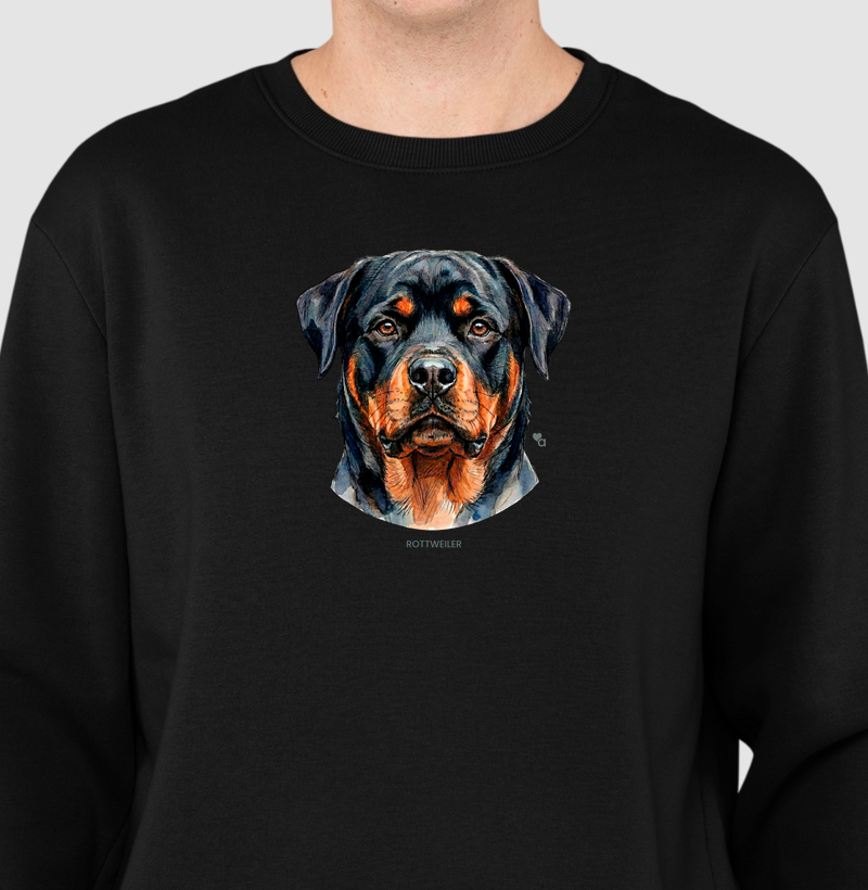 Cães - Rottweiler - Moletom Suéter