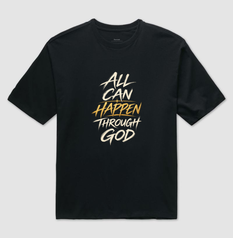 Vista sua Fé - Camiseta Oversized
