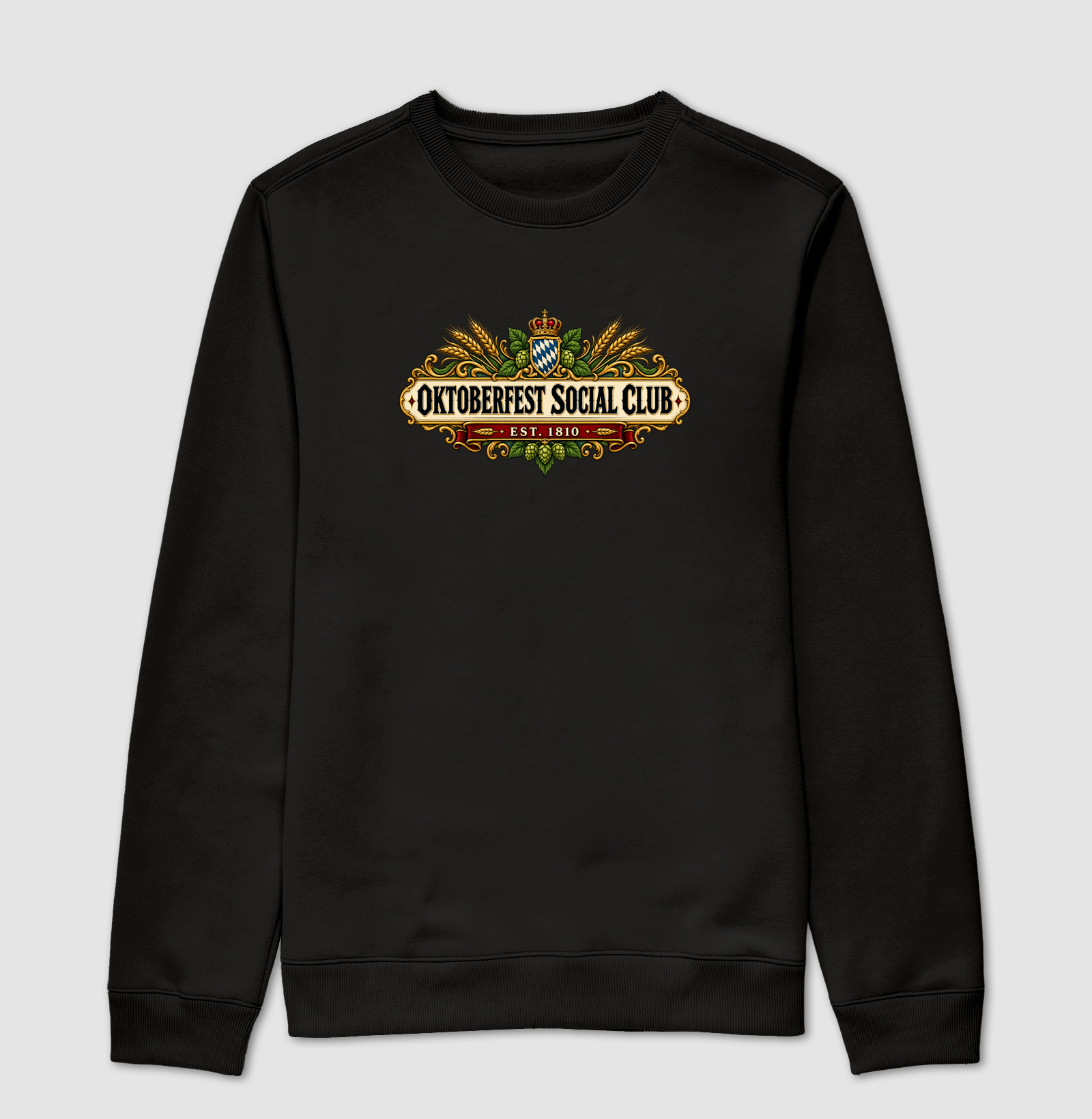 Oktoberfest Social Club — Est. 1810 - Suéter Moletom