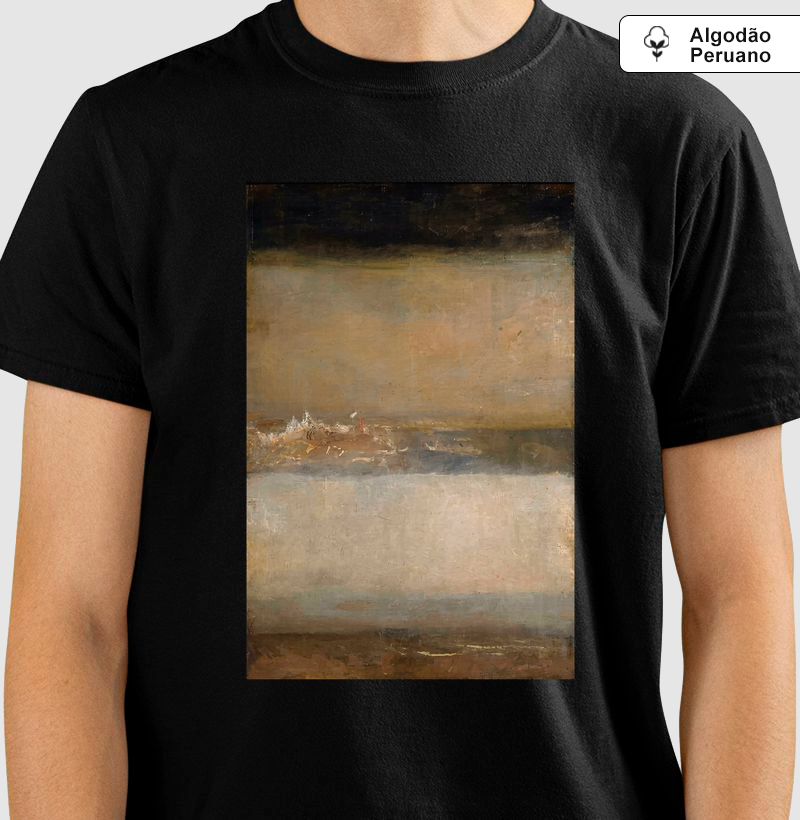 Camiseta 100% Algodão Tanguis Peruano Três Paisagens Marítimas Turner