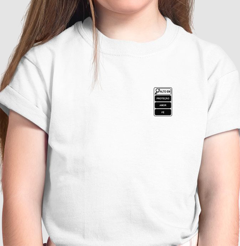 Camiseta Umbanda - Alto em Proteção, Amor e Fé