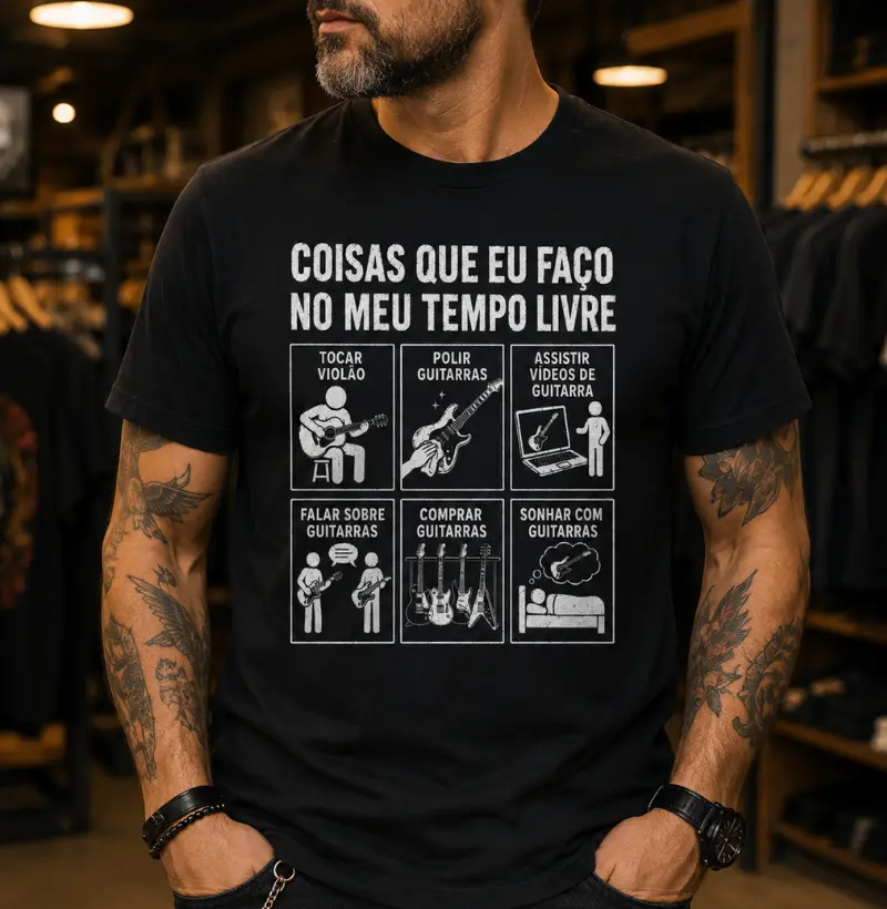 O QUE O GUITARRSTA FAZ NO TEMPO LIVRE