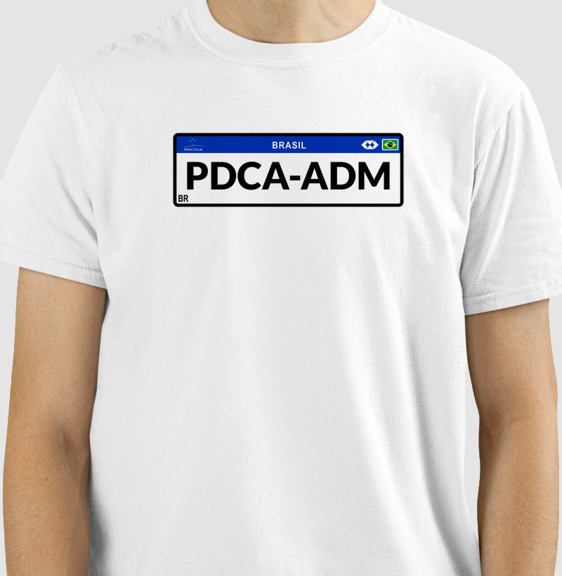 Placa do PDCA ADM