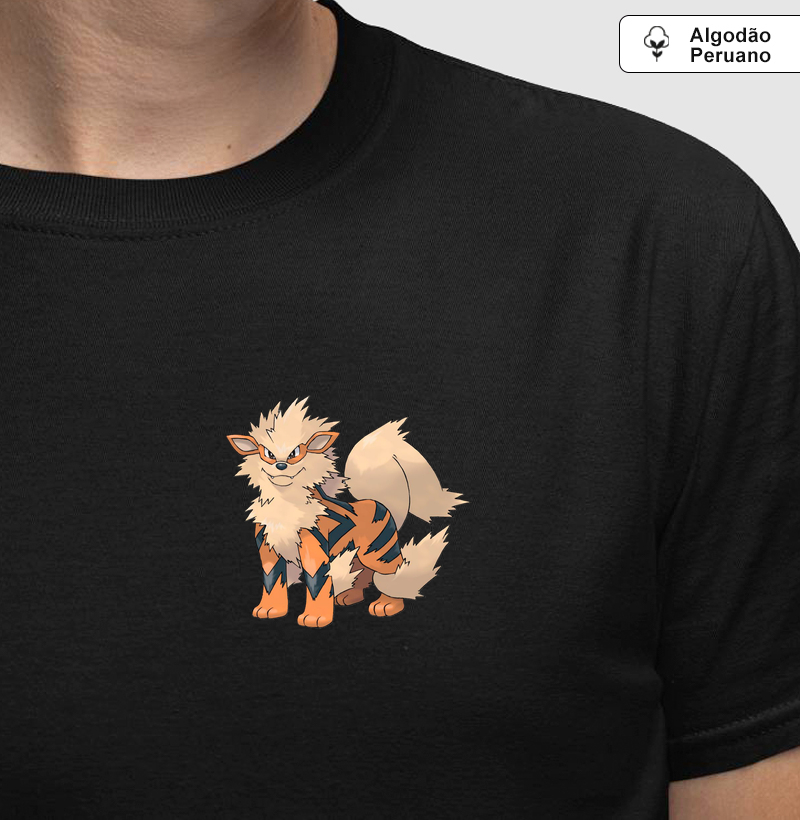 Arcanine - Camiseta Algodão Peruano