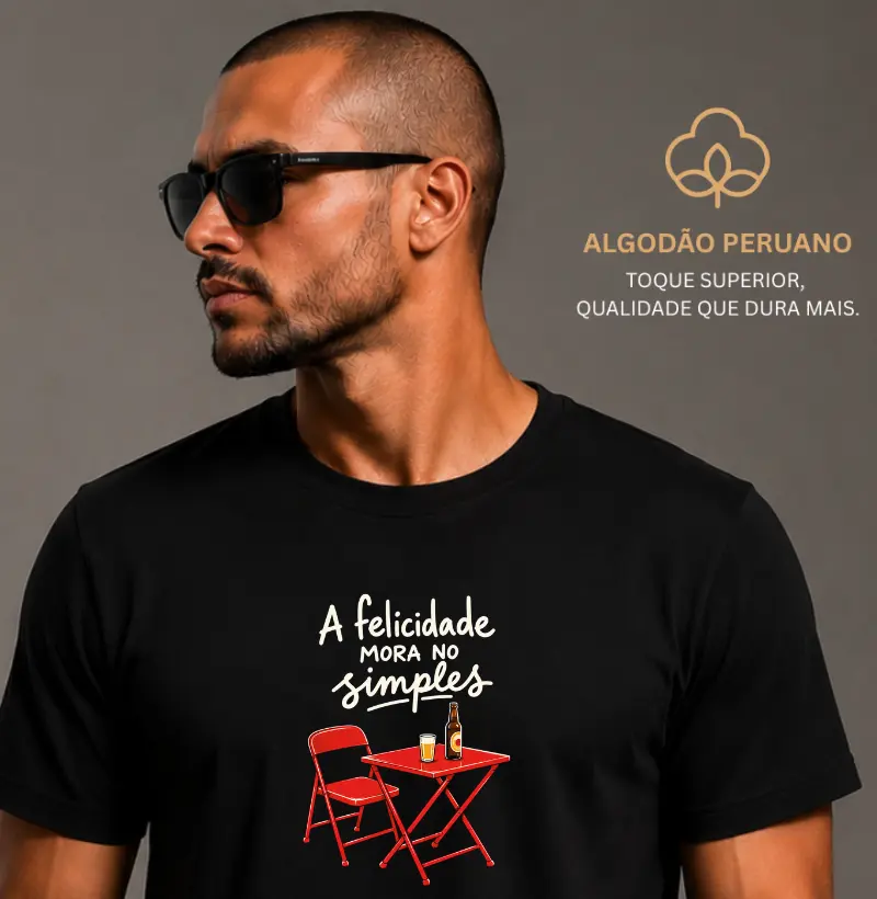 A felicidade mora no simples