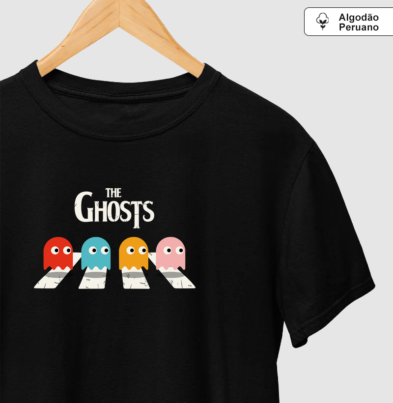 Camiseta The Ghosts Algodão Peruano - Camiseta Algodão Peruano
