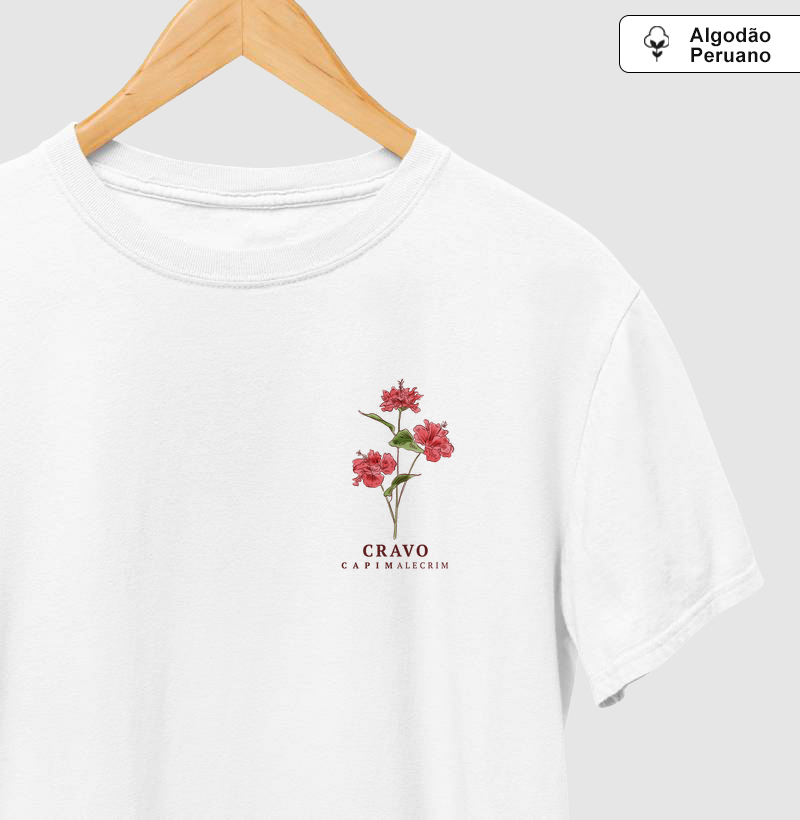 Flor do cravo - Algodão Peruano