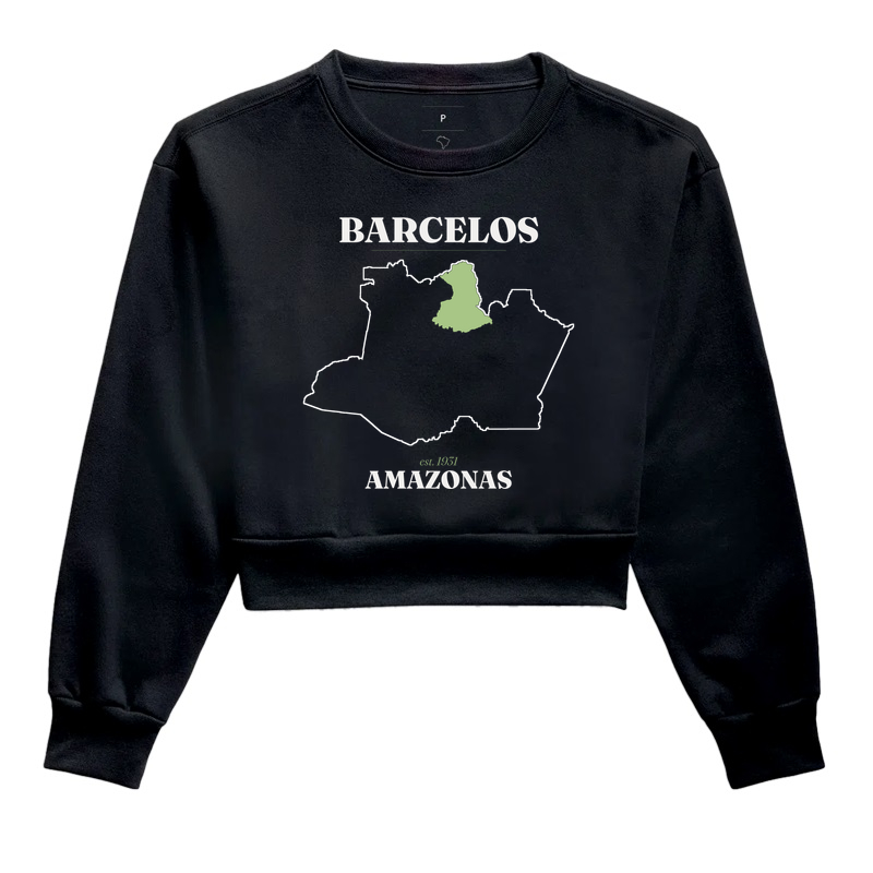 Barcelos | Legado AM - Cropped Moletom