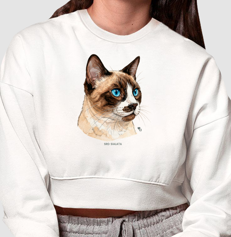 Gatos - Sialata - Moletom Cropped