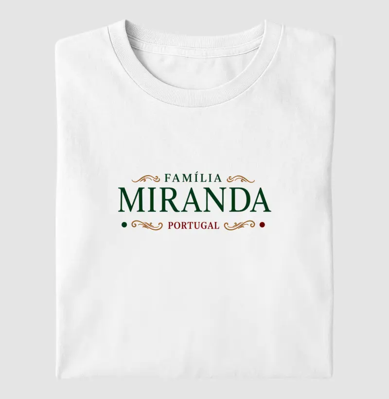 Família Miranda Clássica - Camiseta
