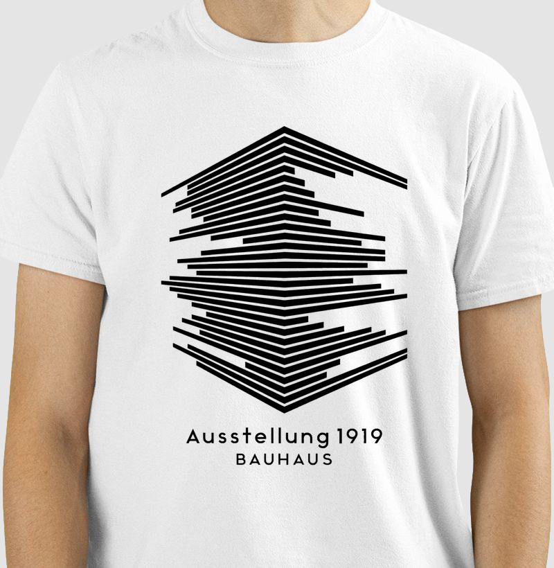 Camiseta Bauhaus 1919 | Design Geométrico Modernista