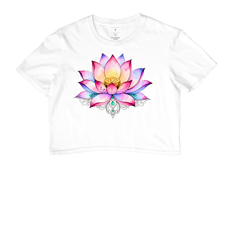 Flor de Lótus - Aquarela