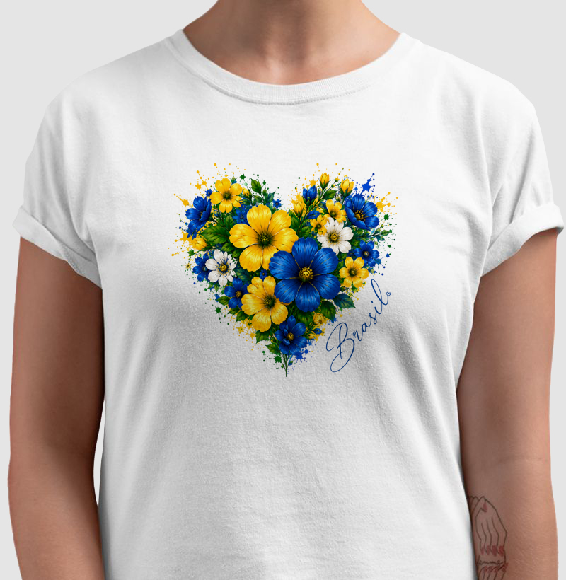 Camiseta Coração Vibrante