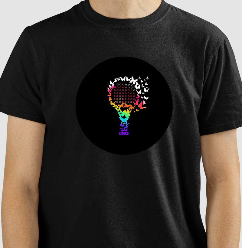 Camiseta Beach Borboletas