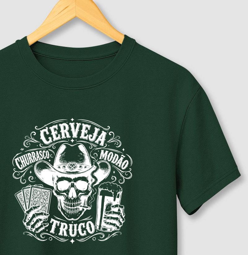 Cerveja, churrasco, modão e truco!