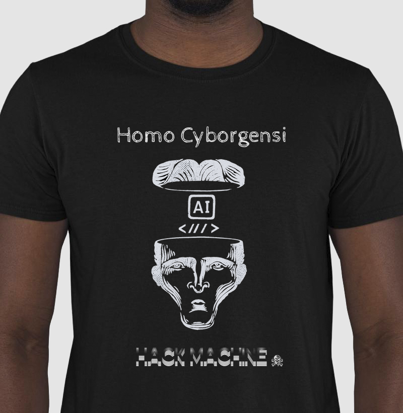 Camiseta BioCircuit™ Homo Cyborgensi – Hack Machine™
