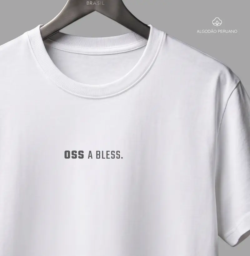 Oss A Bless | Pima Cotton - Camiseta Algodão Peruano