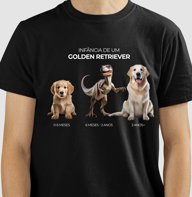 Infância do Golden Retriever