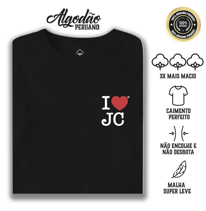 I Love Jesus Cristo - Algodão Peruano