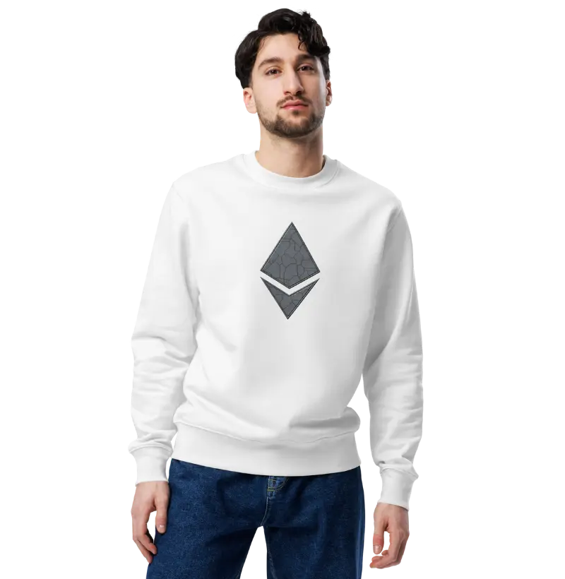 Ethereum logo rock