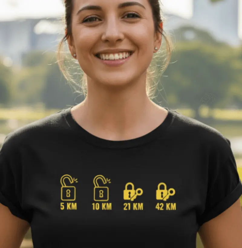 Cadeados 10km amarelo