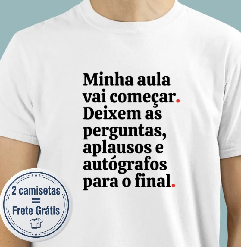Camiseta Premium Professor/Pedagogo