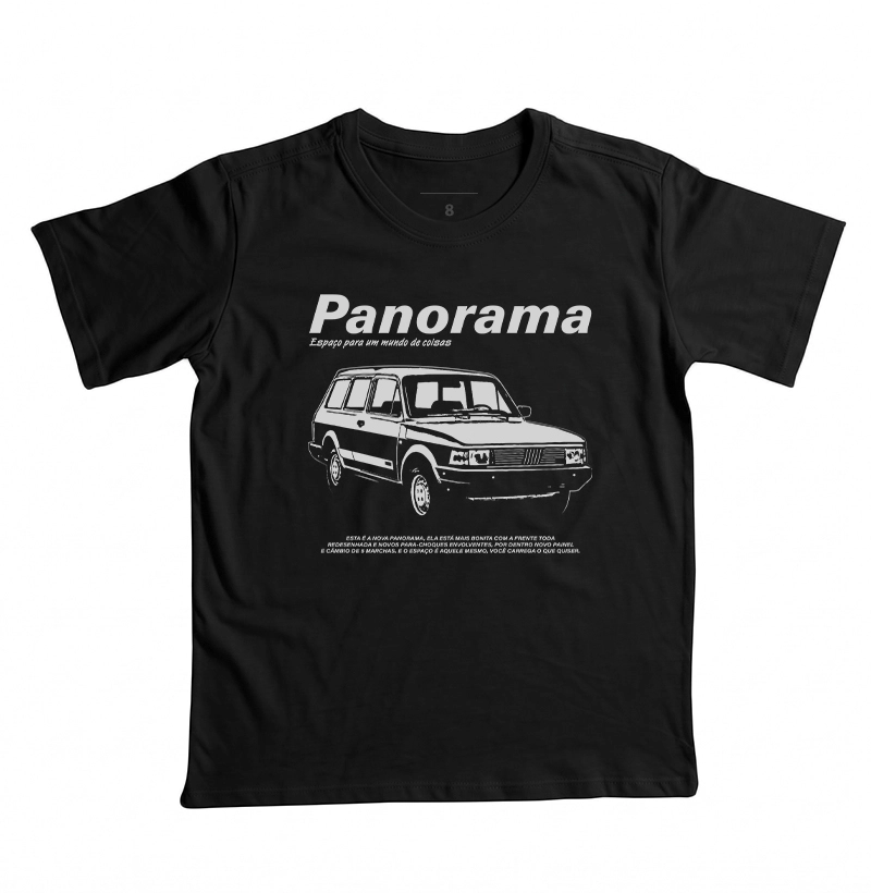 Panorama | Espaço para um mundo de coisas - Camiseta Infantil
