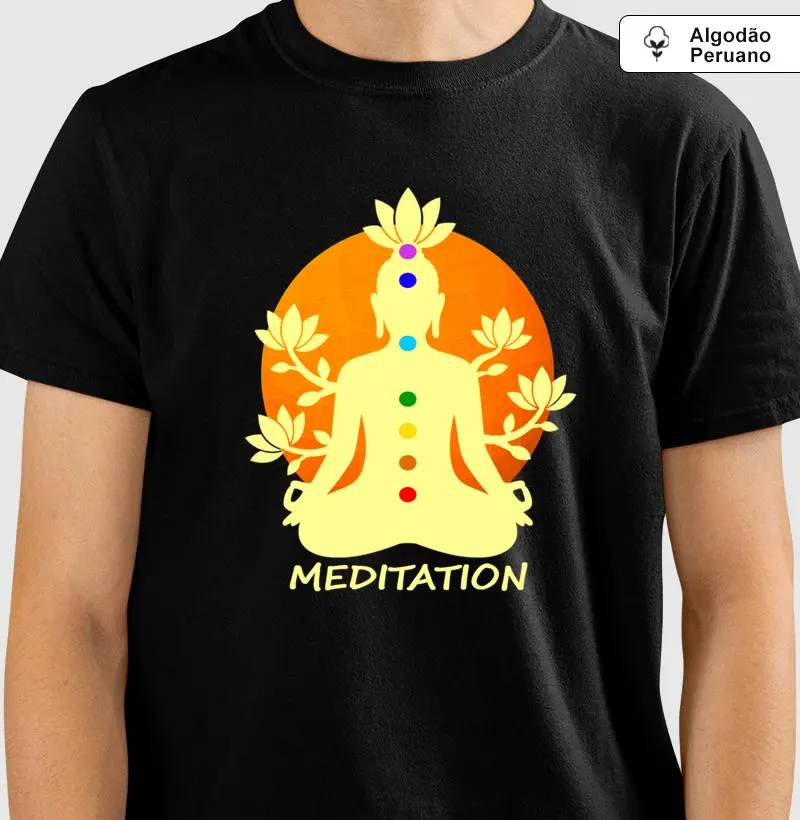 Meditação • Sete Chakras (algodão peruano)