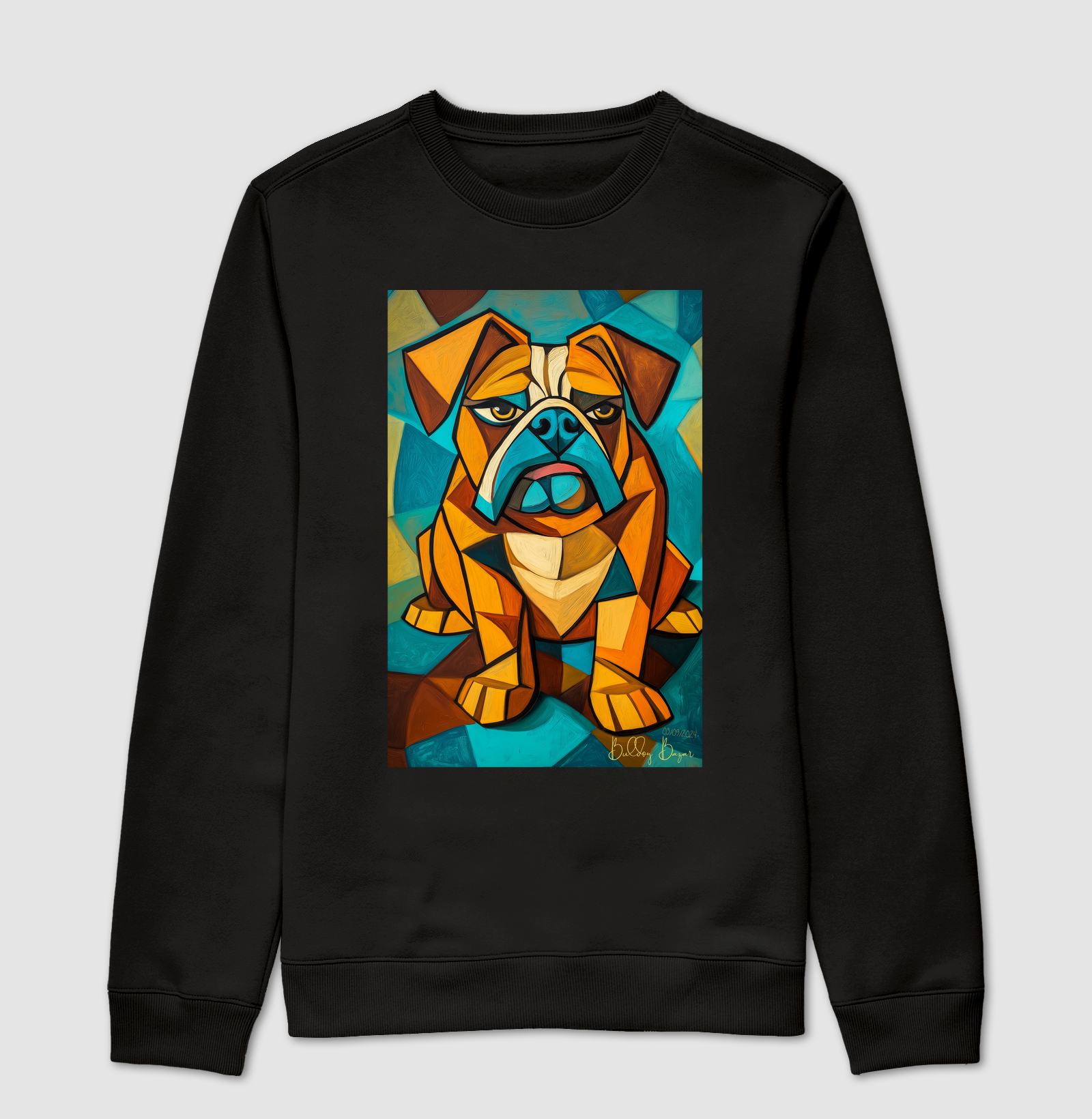 Sueter Bulldog Ingles "Picasso III"