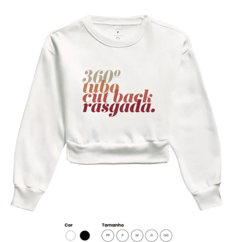 Manobras - Moletom Cropped