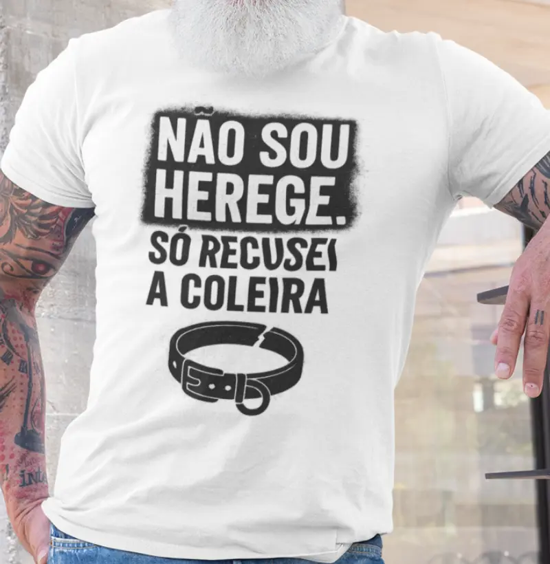 Só recusei a coleira.