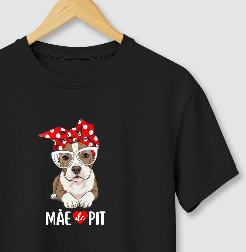 MÃE DE PIT COM LACINHO VERMELHO