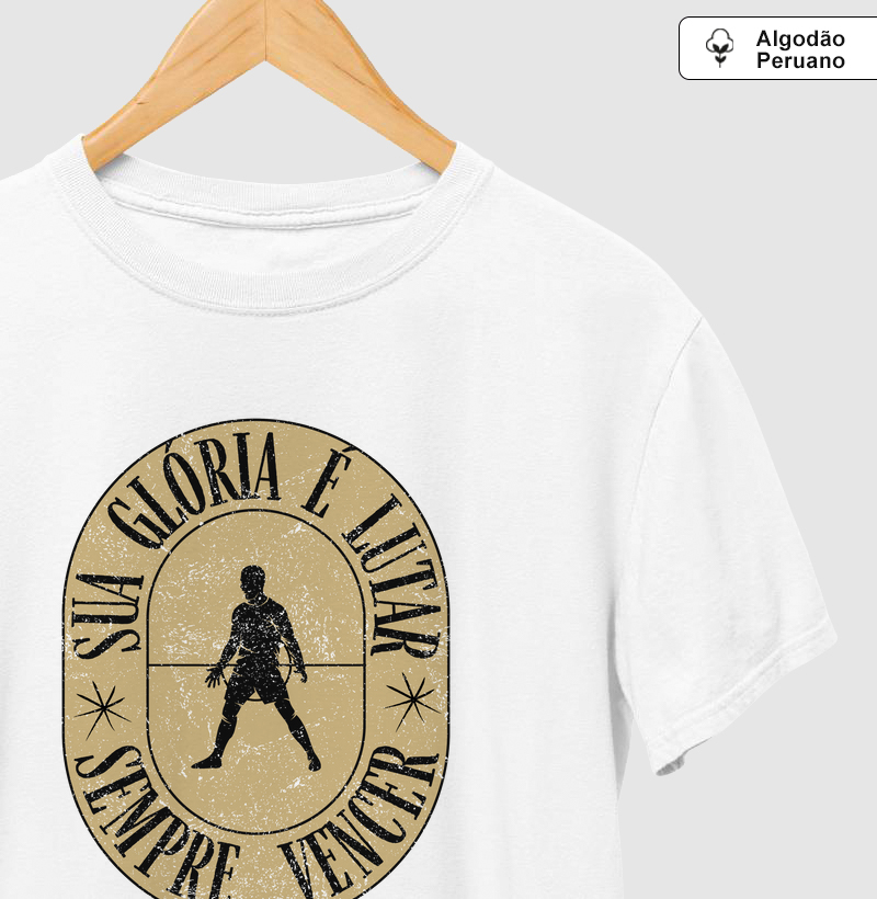 Sua glória é lutar, sempre vencer.