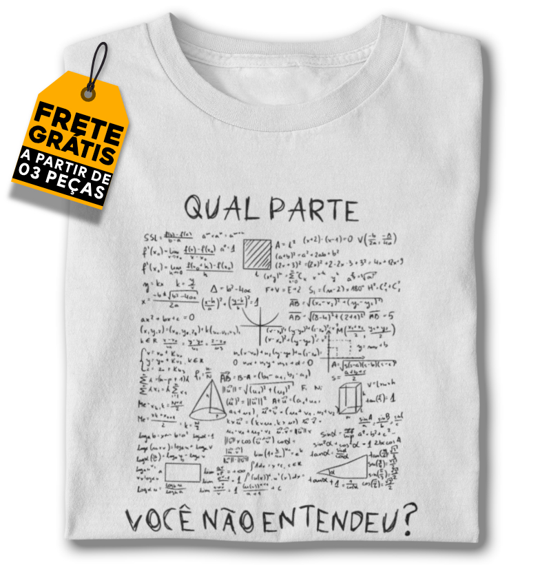 Qual parte você não entendeu? - Matemática