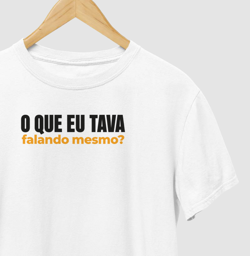 Eu tava falando o que mesmo