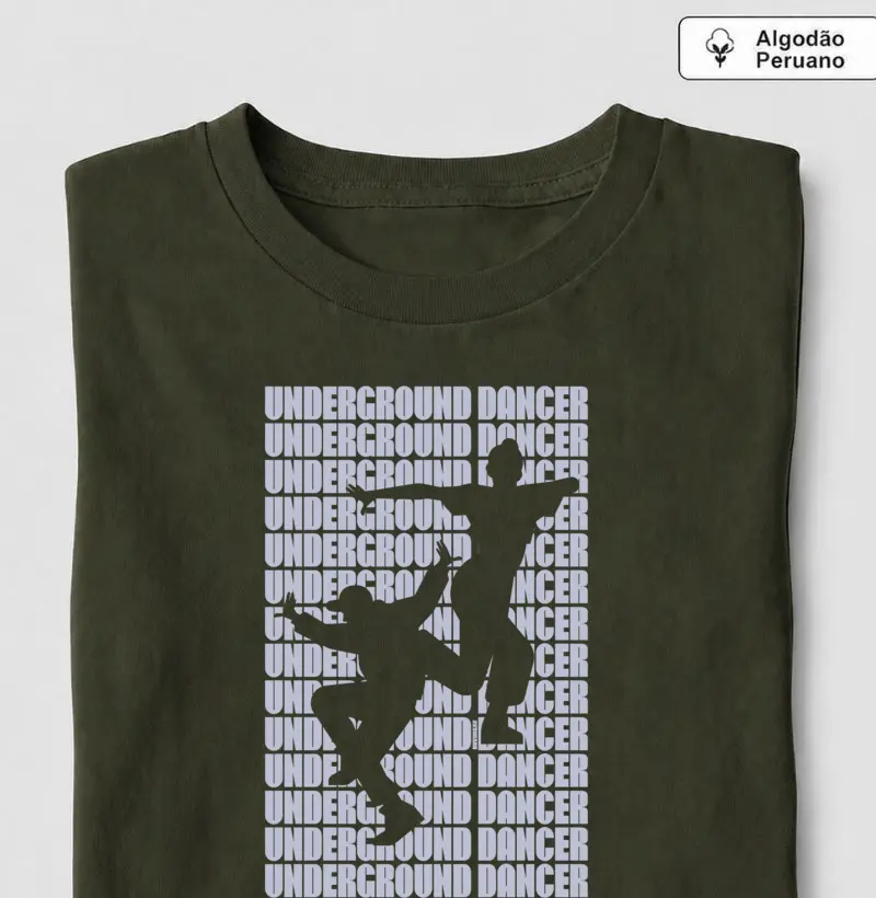 UNDERGROUND DANCER vol.2 - Camiseta Algodão Peruano
