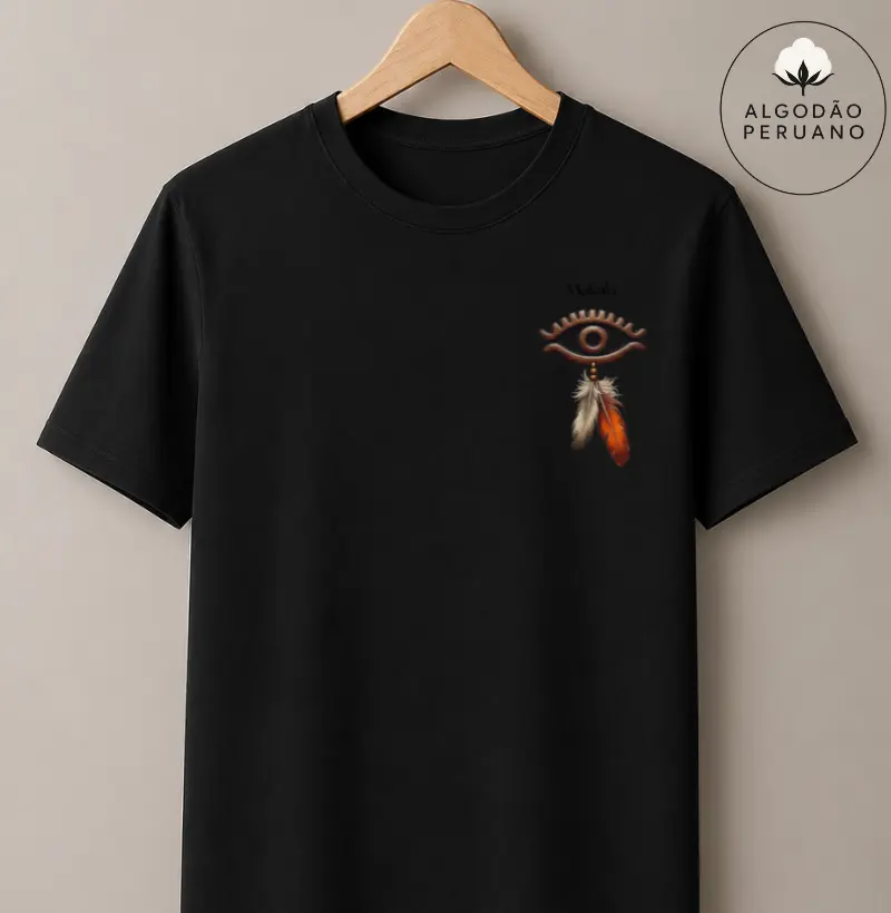 Camiseta Algodão Peruano Amuleto - Coleção Raízes 