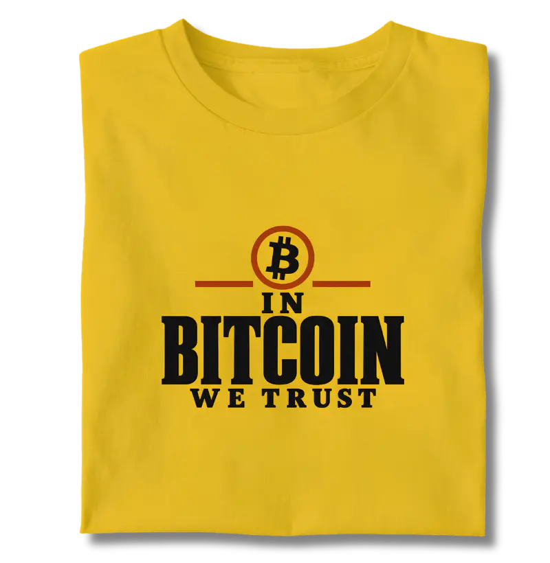 Camiseta In Bitcoin We Trust
