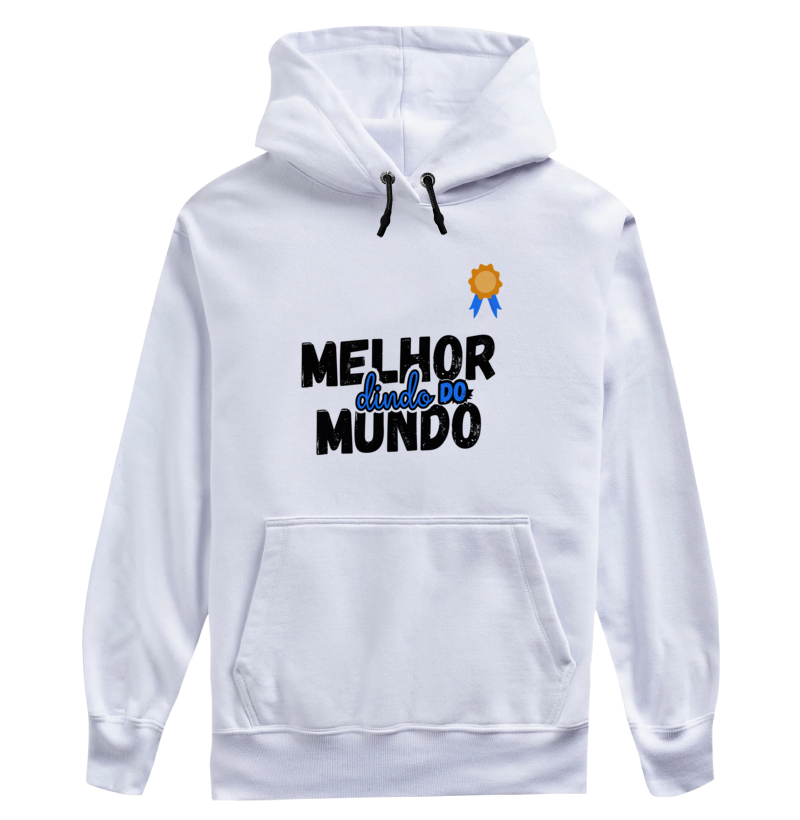 007D | Moletom Melhor Dindo do Mundo / Presente para Padrinho