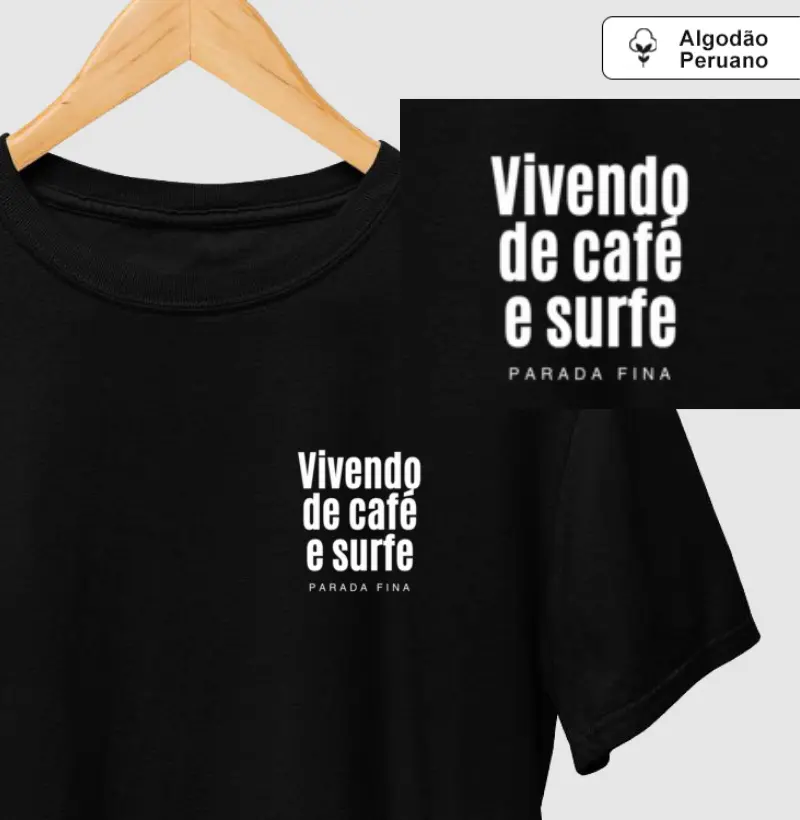 vivendo de café e surfe