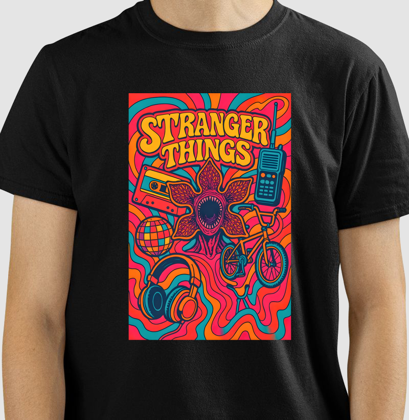Camiseta Stranger Things Retro 