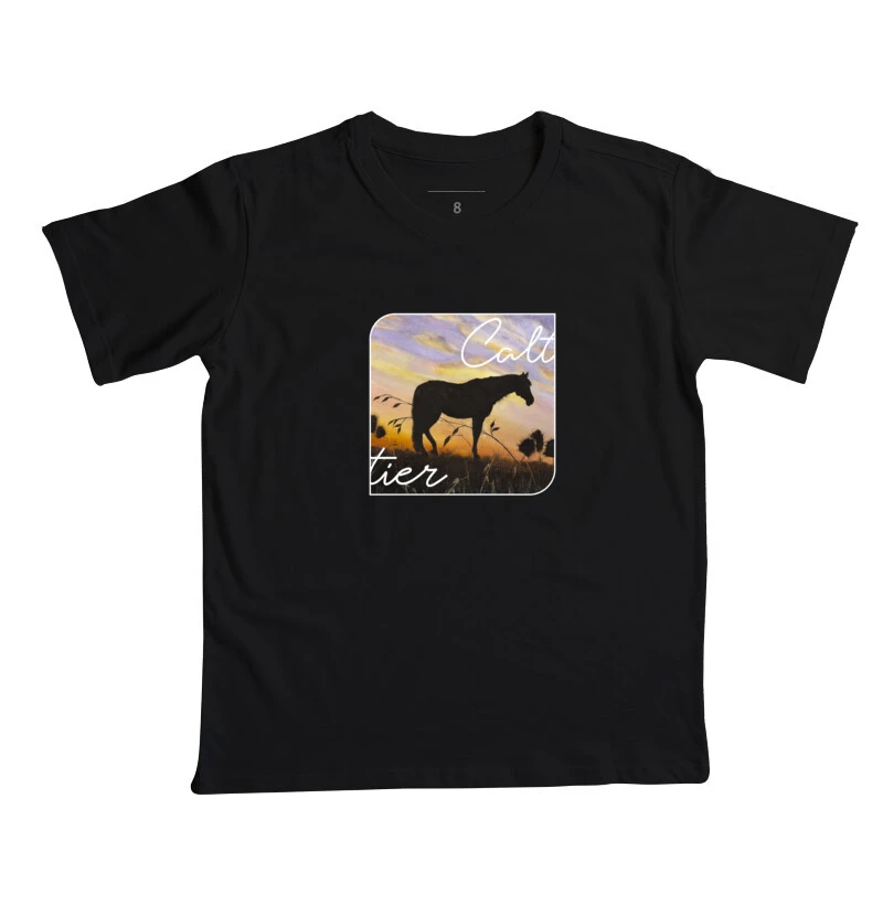 Camiseta Kids Calttier Horse Quadro - By Tutu Watercolors