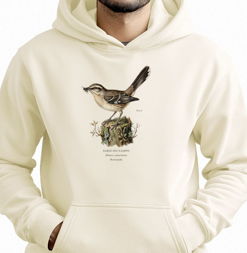 Naturalistas - Sabiá-do-campo - Moletom Hoodie - Hoodie Moletom