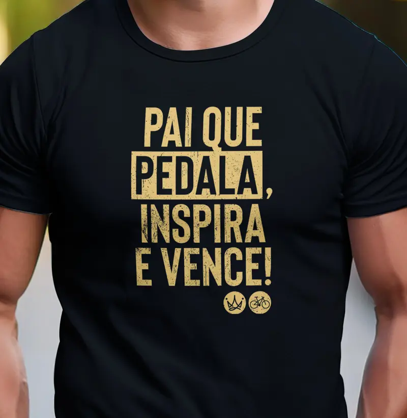 Pai que pedala inspira e vence