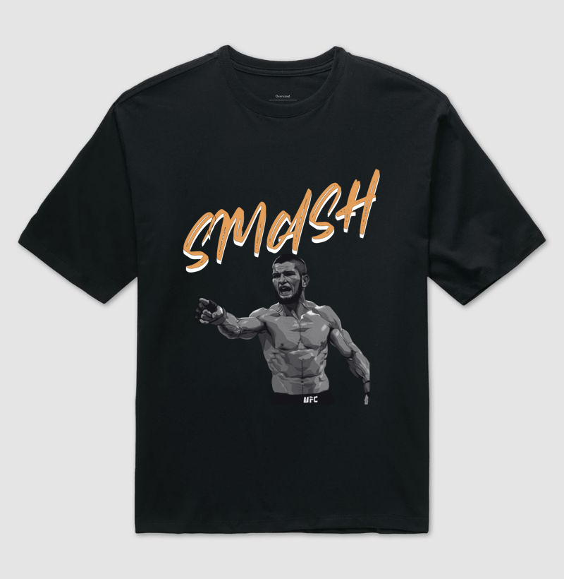 Camiseta Oversized Khabib Smash