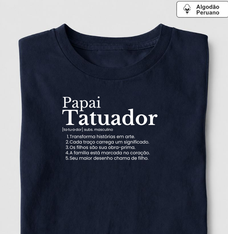 Papai Tatuador - definição (algodão peruano)
