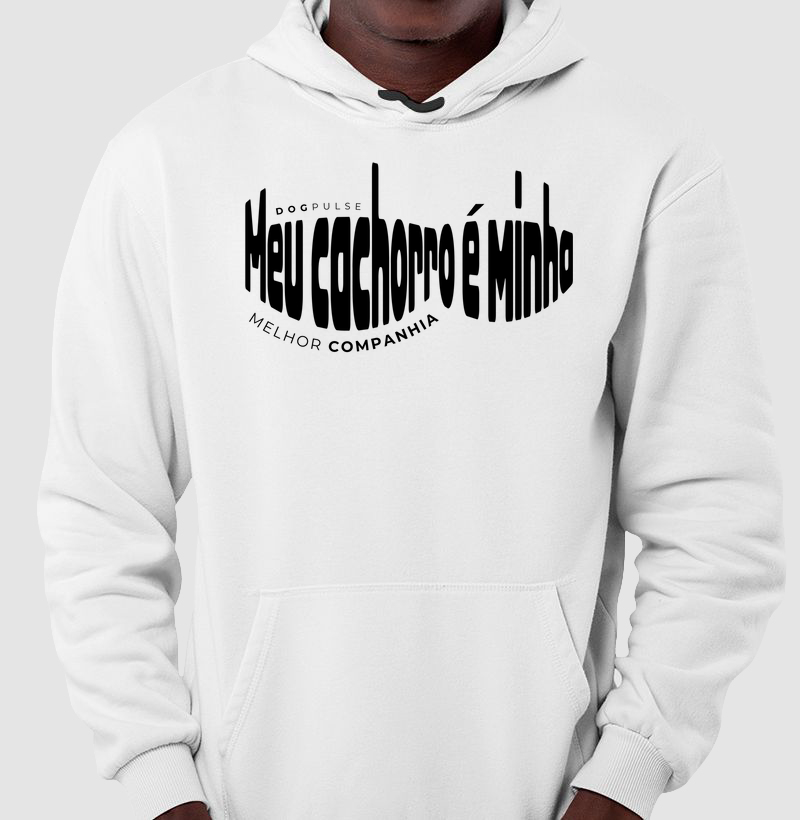 Moletom Meu Cachorro é Minha Melhor Companhia Dog Pulse