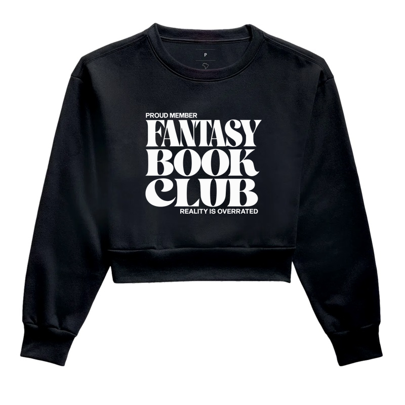 Fantasy Book Club - Cropped Moletom