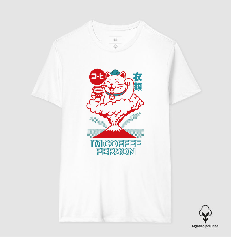 ALGODÃO PERUANO - CAT - I am coffee person