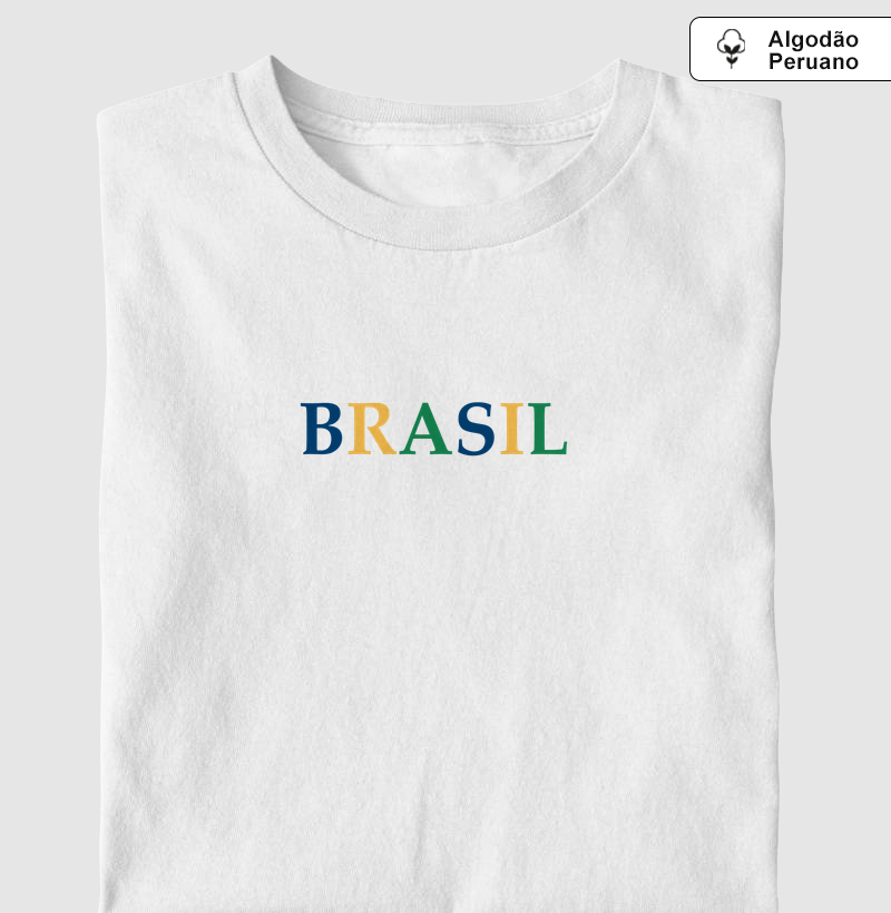 Camisa do Brasil - BRASIL | Algodão Peruano